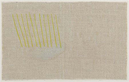 GIORGIO GRIFFA 1936 Obliquo, 1971 Acrilico su tela, cm. 25 x 40 Firmato e...