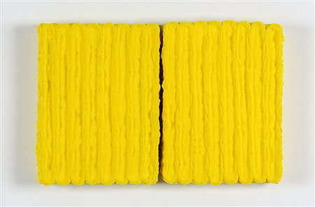 PINO PINELLI 1938 Pittura G, 2010 Pittura su 2 elementi, cm. 29 x 44 Firmato...