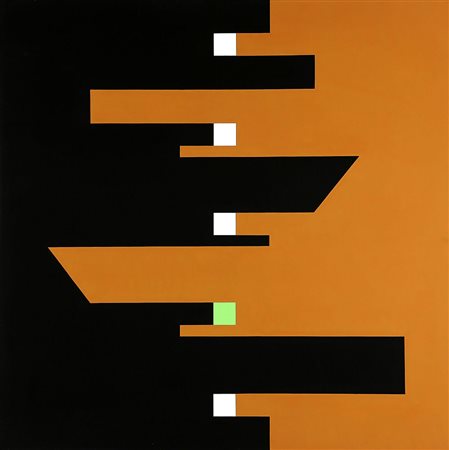 BRUNO MUNARI 1907 - 1998 Senza titolo, 1987 Acrilico su tela, cm. 100 x 100...