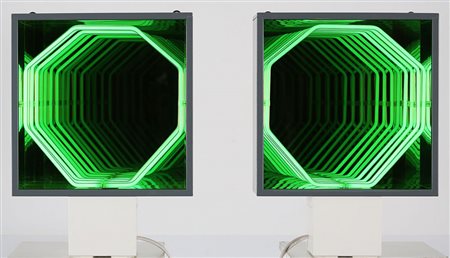 PAOLO SCIRPA 1934 Ludoscopi. 173 - 174, Espansione ottagonale + traslazione...