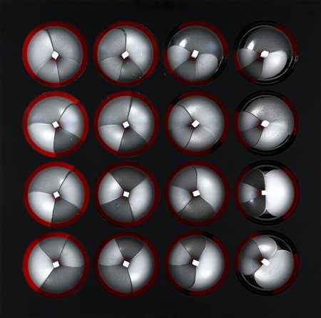 FRANCO COSTALONGA 1933 OCARQ, 1972 Assemblaggio, 16 semisfere in box di...