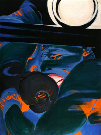 TITINA MASELLI 1924 - 2005 Boxeurs, 1965 Olio su tela, cm. 201 x 150 Firmato...