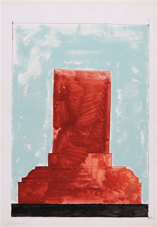 TANO FESTA 1938 - 1988 Senza titolo, 1963 Tecnica mista su carta, cm. 100 x...