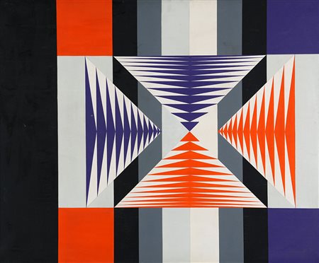 ENZO CACCIOLA 1945 20 agosto 1970, 1970 Acrilico su tela, cm. 80 x 100...