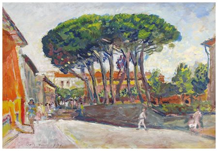 GUIDO BORGIANNI New York 1915 – Firenze 2011 Senza titolo 1934 Tempera su...