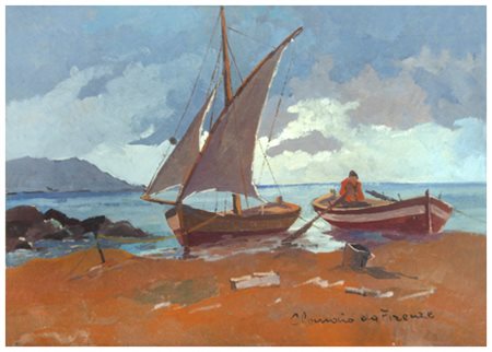 CLAUDIO DA FIRENZE (Claudio Domenici) Firenze 1943 Senza titolo 1968 Olio su...