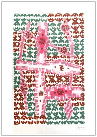 GIUSEPPE CAPOGROSSI Roma 1900 – Roma 1972 Superfice 1968 Litografia a colori...