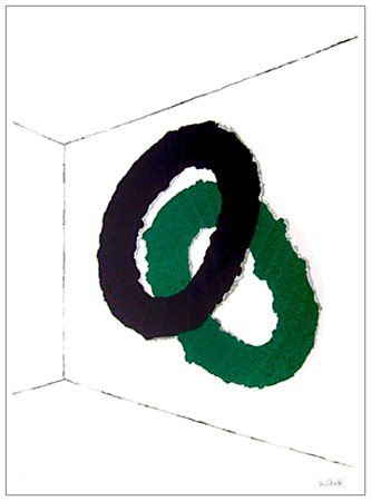 PINO PINELLI Catania 1938 Senza titolo anni ‘90 Serigrafia a colori con...