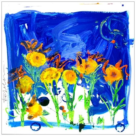 MASSIMO FALSETTI Roma 1955 Estiwo 2014 Olio e t.m. su tela 80 x 80. Firma (in...