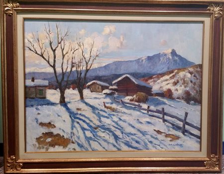 Beppe ChiaudanoControluce" Olio su tela cm 60x80 Autentica Galleria L'Alfiere...