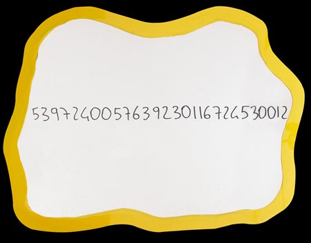 MICHELANGELO PISTOLETTO Biella (Vc) 25/06/1933 Frattali, 1999-2000 smalti su...