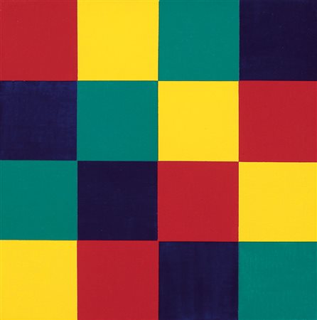 HUGO DEMARCO Buenos Aires 1932 - 1995 Composition 3X1, 1990 acrilico su tela...