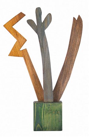 RICCARDO LICATA Torino 20/12/1929 Senza titolo 2000 scultura in legno...