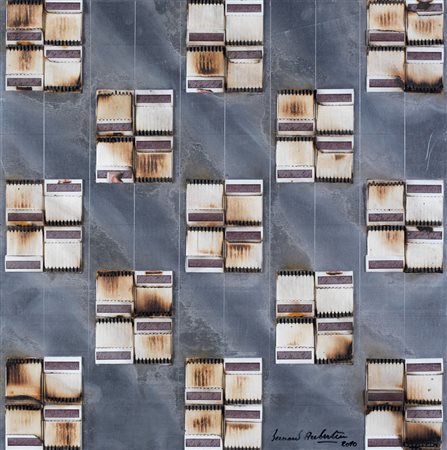 BERNARD AUBERTIN Fontenay aux Roses 1934 Dessin de feu, 2010 fiammiferi...