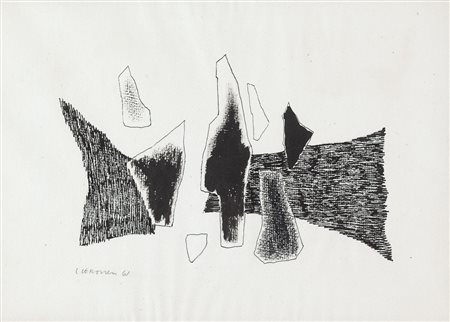 LUIGI VERONESI Milano 28/05/1908 - Milano 25/02/1998 Senza titolo, 1961...