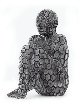 RABARAMA Roma 1969 Condizio-nata-mente, 2004 scultura in bronzo patinato cm....