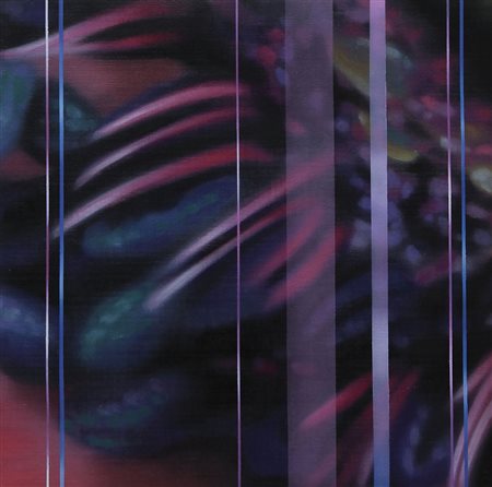 DANY VESCOVI Milano 1969 Senza titolo, 2003 olio su tela cm. 40x40, firma,...