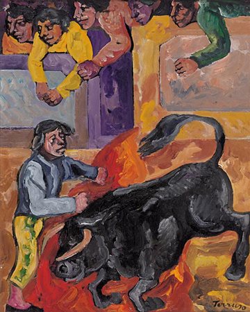 SAVERIO TERRUSO Monreale (Pa) 11/01/1939 - Milano 03/03/2003 Corrida a...