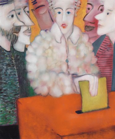 MARCO CINGOLANI Como 21/02/1961 Election day (la scelta giusta), 2006 olio su...