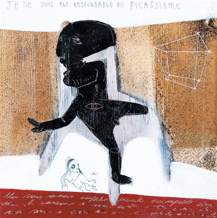 MARCO FANTINI Vicenza 1965 Illy, 2006 tecnica mista su tela cm. 50x50,...