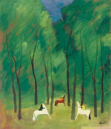 GIANRODOLFO D’ACCARDI Palermo 1906 - Milano 01/09/1993 Estate, 1978 olio su...