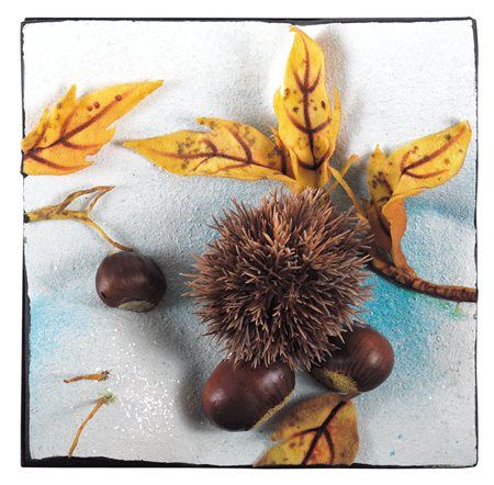 PIERO GILARDI Torino 03/08/1942 Castagne nella neve, 2002 poliuretano espanso...