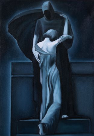 ANDREA CHIESI Modena 06/11/1966 Gotica, 2004 olio su tela cm. 50x35, titolo,...