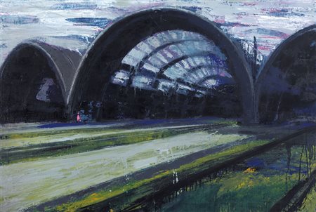 MASSIMILIANO ALIOTO Brindisi 06/05/1972 Direzioni, 2002 olio su tela cm....