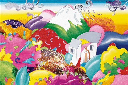 LUCA ALINARI Firenze 27/10/1943 Senza titolo olio e tecnica mista su faesite...