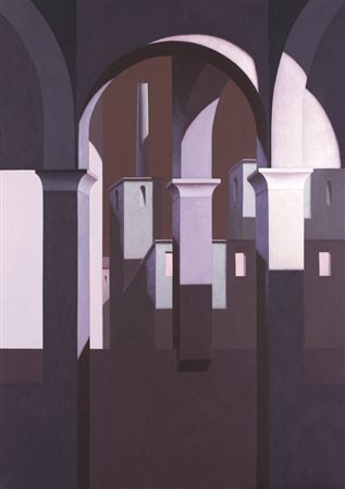 ENRICO LOMBARDI Meldola (Forlì) 1958 Pala senza memoria, 2001 acrilico su...