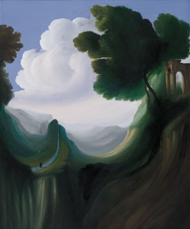 UBALDO BARTOLINI Montappone (Ap) 18/02/1944 Lungo percorso, 1991 olio su tela...