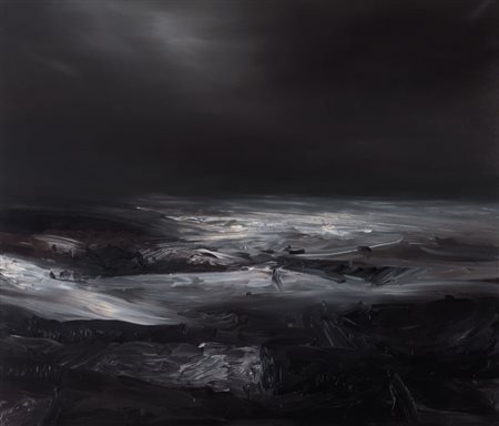 SILVANO D’AMBROSIO Hayange (Francia) 1951 Notturno olio su tela cm. 60x70,...