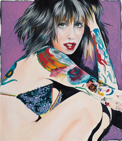 LIDIA BACHIS Roma 16/01/1969 Keep calm and carry on, parte II, 2009 olio e...