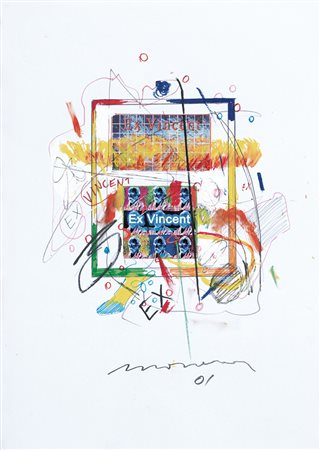 ENRICO MANERA Asmara (Etiopia) 04/04/1947 Ex Vincent, 2001 tecnica mista e...