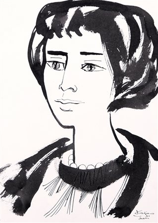 LEOPOLDO TORRES AGUERO Buenos Aires 1924 Senza titolo, 1960 inchiostro di...