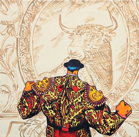 ESTEBAN VILLALTA MARZI Roma 1956 Senza titolo, 2003 acrilico su tela cm....