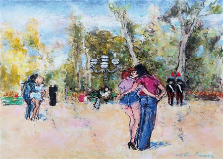 WALTER PIACESI Ascoli Piceno 18/09/1929 Aria di Primavera, 2008 tecnica mista...