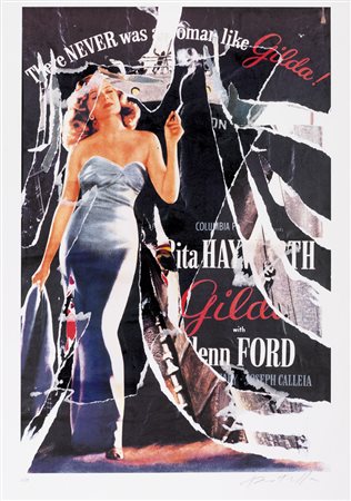 MIMMO ROTELLA Catanzaro 07/10/1918 - Milano 08/01/2006 Gilda serigrafia a...