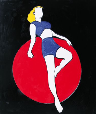 MARCO LODOLA Dorno (Pv) 04/04/1955 Pin Up tecnica mista e smalti su tela cm....