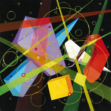 VINCENZO DI GIORGIO Capurso (Ba) 1945 Senza titolo olio su tela cm. 50x50,...