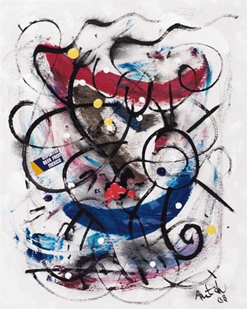 ANTOH Napoli 1960 Beyond, 2008 olio, tecnica mista e collage su tela cm....