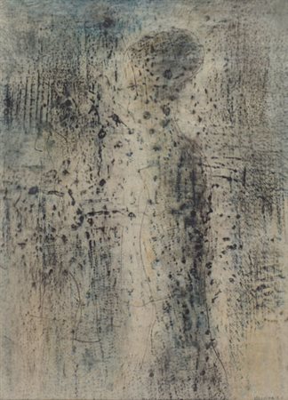 MARIO BIONDA Torino 1913 - Penango (AT) 1985 Senza titolo, 1966 tecnica mista...