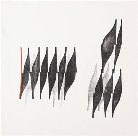 ENRICO SIRELLO Livorno 1930 - Livorno 26/02/2012 Murale, 1976 morgan e...