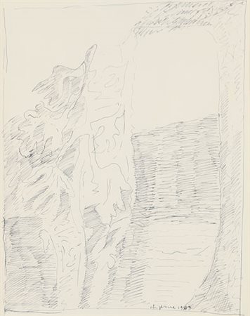 ALFREDO CHIGHINE Milano 09/03/1914 - Pisa 16/07/1974 Senza titolo, 1969 china...