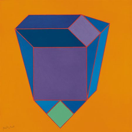 ACHILLE PERILLI Roma 28/01/1927 Il Grinta, 2005 tecnica mista su tela cm....