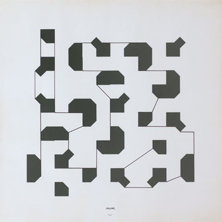 BRUNO MUNARI Milano 1907 - Milano 30/09/1998 Percorsi visivi (curve di...