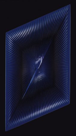 ALBERTO BIASI Padova 02/06/1937 Dinamica visiva blu, 1961-1981 (torsione)...