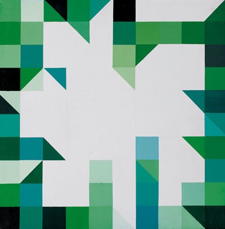 HUGO DEMARCO Buenos Aires 1932 - 1995 Senza titolo, 1980 acrilico su tela cm....