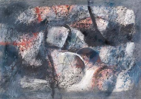 IBRAHIM KODRA Ishmi (Albania) 1918 - Milano 08/02/2006 Strutture, 1960...