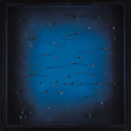 FRANCO COSTALONGA Venezia 1933 Riflex blu, 2002 luci riflex e acrilici su...